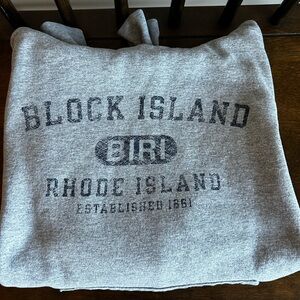 Gray Champion Large Hoodie Sweatshirt